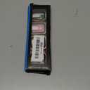 Goton 4-Pack Bling Case for Apple Watch Screen Protector 40mm Series 6/5/4, SE 3/2/1, Women Glitter Diamond Rhinestone Protector for iWatch Cover Accessories 40 mm (Silver+Gold+Rose Gold+Pink( Glass))