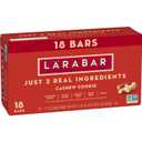 Larabar Cashew Cookie, Fruit and Nut Bars, Gluten Free and Vegan, 30.6 oz, 18 Ct (EXP 02/11/27)