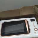 FRIGIDAIRE EMW788RETRO 0.7 cu. ft. Retro Microwave, White-RoseGold