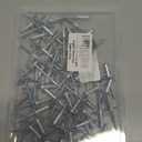 60pcs Large Flange Blind Rivets, Aluminum,Flange Diameter 5/8" (16 mm),Pop Rivets Assortment Kit Blind Rivet,3/16" x 5/8" Inch,Grip Range(8-12mm) (Silver)