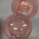 Exquisite Pink Plastic Bowls Disposable - 16 Oz - 20 Count - Disposable Soup Bowls - Great for Weddings Parties And Formal Occasions (5.25 inches x 2 inches)