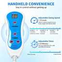 Chi Swing Machine, 10-Speed Swing Master for Passive Aerobic Fitness, Blood Circulation, Stress Relief & Recover, Lymphatic Massager and Leg Shaker Machine Circulation with Remote Timer