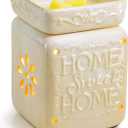 VP Home Wall Plug-in Wax Warmer for Scented Wax Ceramic Home Sweet Home Electric Home Fragrance Warmer for Essential Oils Candle Wax Melts and Tarts Scent Warmer Night Light