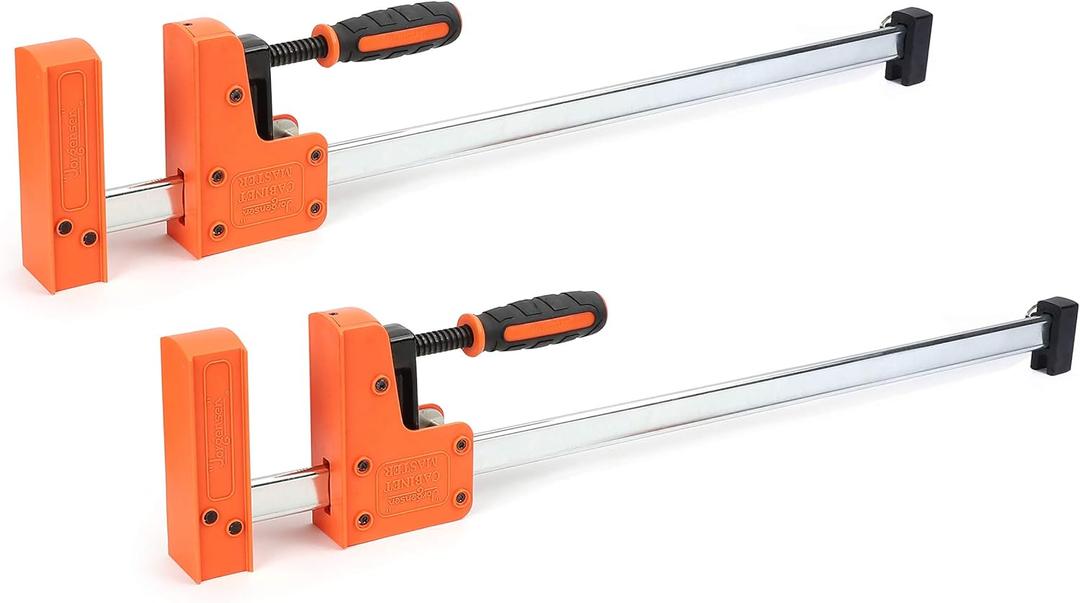 JORGENSEN 24-inch Bar Clamps, 90Cabinet Master Parallel Jaw Bar Clamp Set, 2-pack