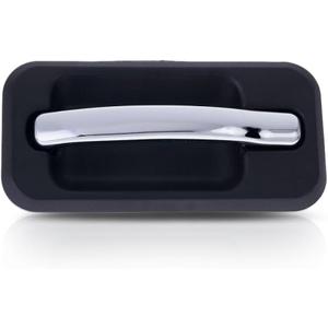 KarParts360 Door Handle for Hummer H2 2003-2009 Driver Side | Exterior | Rear | Black Bezel w/Chrome Lever | Trim: Base | HU1520101 | 25845864