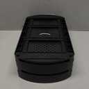 2 Pack Multi-Purpose Pull-Out Storage Organizers, Under Sink Organizers and Storage for Bathroom & Kitchen, Under Cabinet Organizers and storage, 14.8 Inch, Black