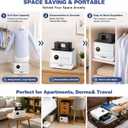 Automatic Ironing Machine, Portable Hands-Free Wrinkle Remover for Shirts & Pants, Gentle on All Fabrics, Ironing Machine Perfect for Apartments, Business Travel & Small Spaces