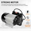 BLACKHORSE-RACING Self Priming 110V AC 16GPM 60L/min Oil Transfer Pump Fuel Diesel Kerosene Biodiesel Pumps