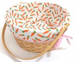 Holiday Home 12-Inch Lined Bamboo Basket - Carrot, 12 in 