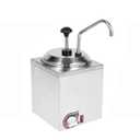 Nacho Machine, Commercial Hot Fudge Dispenser, Nacho Cheese Dispenser Warmer with Pump, 2.5L Souse Warmer with Temperature Adjustment for Cheese