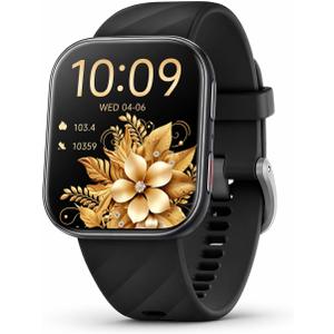 MorePro Health Fitness Tracker (Make/Answer Call), 24/7 Heart Monitor with Blood Pressure, Blood Oxygen, Sleep Tracking, 120+ Sports Modes Smart Watch with 7-Day Battery, Compatible with iOS Android