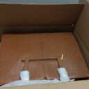 LOVEVOOK Laptop Bag for Women,Vintage Tote Bag for Work,Waterproof Handbags Shoulder Bag,Leather Office Computer Bag (17.3 inch, Light Brown)