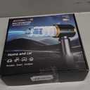 Car Handheld Vacuum Cordless: Car Vacuum Cleaner with 16000Pa Ultra-Strong Suction, Brushless Motor & HEPA Filter - Lightweight Design for Drivers and Office Workers - Charcoal