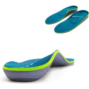 STSVZORR 220 lbs+ High Arch Support Insert Metatarsal Pad Pain Relief Men Women Plantar Fasciitis Insole Orthotic Flat Feet Heel Spur Comfort Standing All Day, Work Boots Shoe Insole (MEN (8-8 1/2) | WOMEN (10-10 1/2) --270MM-10.63", Armygreen)