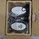 Basics Stereo 2.0 Speakers for PC or Laptop with Volume Control, 3.5mm Aux input, USBPowered, 1 Pair, Silver