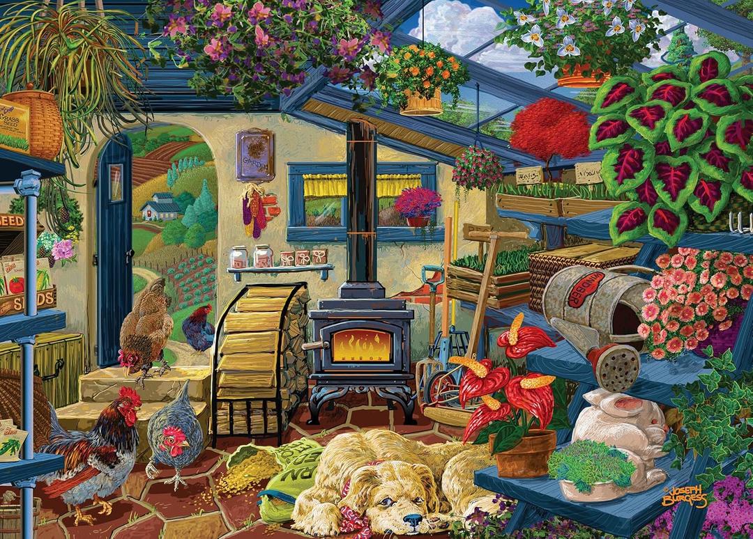 500 Piece Puzzles for Adults - The Range Free Bandits Licensed by Joseph Burgess - Visit My Garden