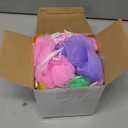 Raiten 36 Pack Mini Shower Loofah Bulk Small Bath Sponge Assorted Colors Exfoliating Mesh Loofah Sponge Travel Shower Puff Colorful Bath Pouf Body Wash Multi Color Bath Scrubber for Women