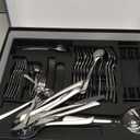 WMF Virginia Cromargan Protect Steel Cutlery Set for 12 People, Silver, 66-Piece