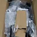 Double Curved Shower Curtain Rod, Matte Black Adjustable 35-75 Inches, Stainless Steel Double Shower Curtain Rods for Bathroom, Laundry Room, Bathtub and moreNo Rust, Need to Drill