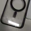 ESR for iPhone 14 Pro Max Case with Stand, Compatible with MagSafe, Full-Body Military-Grade Drop Proof Case with Built-in 9H+ Tempered Glass Screen Protector, Armor Series, Clear Black