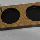 Fred Meyer - Bambeco Candle Holder with 4 Glass Votives and Wood Base