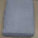 Bedsure GentleSoft 100% Cotton Blanket Twin XL Size for Bed - Breathable and Lightweight, Soft Cozy Textured Herringbone Woven Summer Blanket for College Dorm, Ashley Blue, 66x90 inches