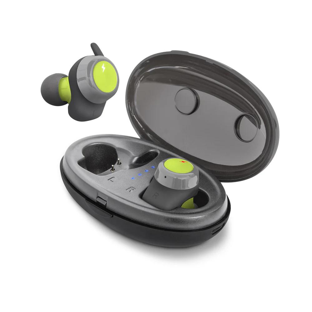 Helix UltraSport True Wireless High Fidelity Earbuds w/ Portable Charging Case