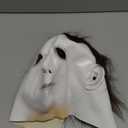 Michael Myer Mask Adult, Halloween Michael Myer Mask Horror Latex Full Head, Horror Masquerade Cosplay Party with Realistic Detailing & Breathable Design for Halloween Cosplay, Party Props