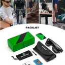 ROCKBROS Polarized Fit Over Glasses Sunglasses Wrap Around UV400, Medium