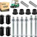 10L0L Golf Cart A Arm Bushing Sleeve Kit for EZGO RXV Gas & Electric 2008-up, Replace OEM 608086 601340 602085 601754 602415 600525