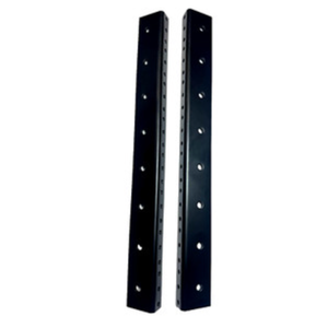 Steel Support Metal Support Bracing Hidden C Bracket for Table Top Live Edge Slab Woodworking, Black Coat Finish, 6 Holes (2 Pack Upgrade, 36 Inch)