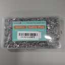 Safety Pins, 600PCS-1.5Inch Small Safety Pins, Rust-Resistant Nickel Plated Steel, Sharp Edge Safety Pin for Clothes, Sewing, Arts & Craft, 38mm Decorative Safety Pins (Silver), UR-28