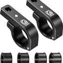 BRCOVAN Light Bar Mounts 2PCS, Aluminum Alloy Off-Road LED Light Mounting Bracket, Fit for Round Rails 0.75" / 0.875'' / 1" / 1.125'' /1.26" / 1.375'' in Diameter, for Motorcycle ATV UTV Boat Truck