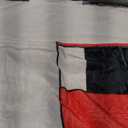 Red White Black Grey Geometry Fleece Throw Blanket Ultra Soft Cozy Decorative Flannel Blanket for Home Bed Couch Chair Travel 40x30in (Geometric)