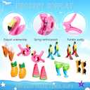 Rtteri 16 Pcs Beach Towel Clips for Beach Chairs Cute Towel Holder Cruise Clothes Pins for Lounge Chair Patio Pool, Assorted Style(Classic)