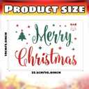 Totelux Merry Christmas Balloon Stickers Cute Christmas Bobo Balloons Stickers Decals for DIY Festive Balloon Decoration Supplies Red Green 6Pcs