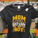 Kids Three 3yr 3rd Birthday Construction 3T And  Mom Birthday Boy 3 Years Old T-Shirt Small