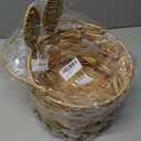 Basket with Handle Kids Cute Bunny Easter Basket Bunny Harvest Flowers Toys Mini Picnic Knitted Birthday Organiser