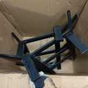 AMAGABELI GARDEN & HOME Fireplace Grate Log Holder 24 Inch Firewood Burning Rack Heavy Duty Wrought Iron Solid Steel for Chimney Hearth Fire Pit Outdoor Kindling Tools Wood Stove Accessories