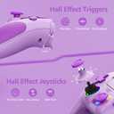 Kamylorus Controller Wireless for PS-5 PC, Hall Effect Controller with Paddles, Dual Vibration, Marco/Turbo Function, 3.5Mm Audio Jack, 6-Axis Motion Control,1000Mah Battery,Speaker