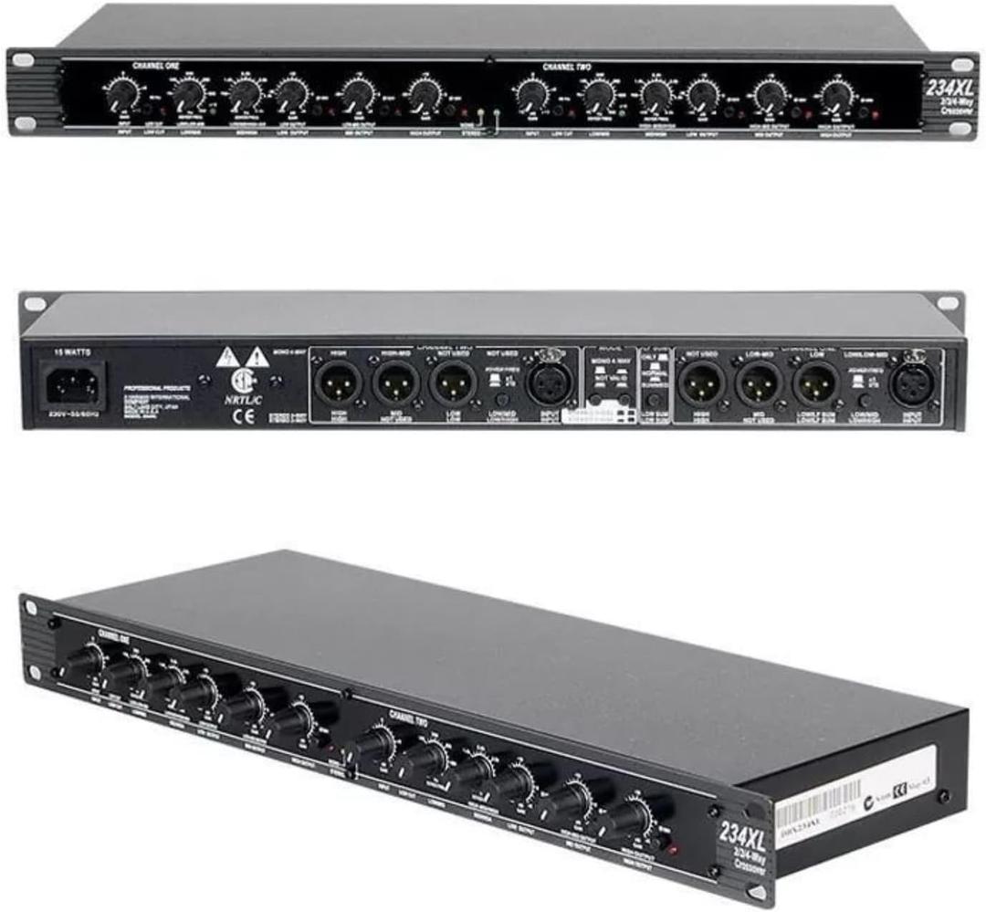 Yoidesu 234XL Crossover, Stereo 2/3 Way Mono 4 Way Crossover, Professional Sound Peripheral Equipments High Precision Stereo Crossover for Outdoor Stage Performance Yoidesu 234XL Crossover, Stereo 2/3 Way Mono 4 Way Crossover, Professional Sound Peripheral Equipments High Precision Stereo Crossover for Outdoor Stage Performance