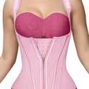 SHAPSHE Waist Trainer for Women, Tummy Control Sports Girdle, Workout Body Shaper with Adjustable Shoulder Strap Small