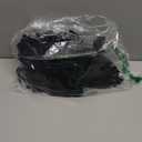 Memoriesea Women's Sexy Plunge Neckline Bodycon Ruched High Slit Party Maxi Dress (Medium, Black)