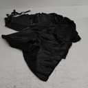 Mens Medieval Shawl Cloak Costume Half Shoulder Cape Renaissance Single Scarf Armor Steampunk Victorian Cosplay Black (X-Large)