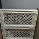 Toddleroo by North States - Supergate Ergo Baby Gate: Plastic Baby Gate for Stairs & Doorways - Adjustable Indoor Safety Gate - Made in USA - 26 to 42 Inches Wide - 26 Inches Tall - Ivory