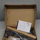 ErGear Freestanding Dual Monitor Stand for 2 Screens up to 32 inch, Heavy Duty Monitor Mount Holds Max 17.6 lbs per Arm, Height Adjustable Gaming Monitor Stand for Desk, VESA 75x75/ 100x100mm, Black