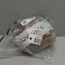 luvamia Jean Jacket Women Trendy Texture Distressed Button Down Long Sleeves Casual Trucker Denim Jackets with Pockets (Medium, Pecan Brown)