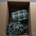 Woolrich Cotton Sheet Set Cottage Charms Print, 100% Cotton Flannel Sheets Warm & Fuzzy Bedding Set Queen Size Sheets, Fitted Pocket Fits Up to 14" Mattress, Queen Green Plaid, 4 Piece