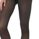 EXQUISLIFE Fleece Lined Tights Sheer Women - Fake Translucent Warm Pantyhose Leggings Sheer Thick Tights, for Winter Regular Medium