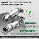 Catalytic Converter Fit 2014-2021 Dodge Ram Promaster 1500 3.6L | Promaster 2500 3500 3.6L V6 Left Right Replace 674-292, 674-293